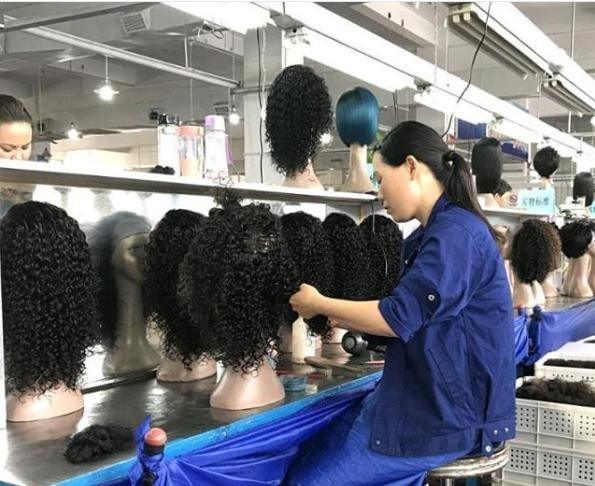 Average time to close a hair wig order on Alibaba?