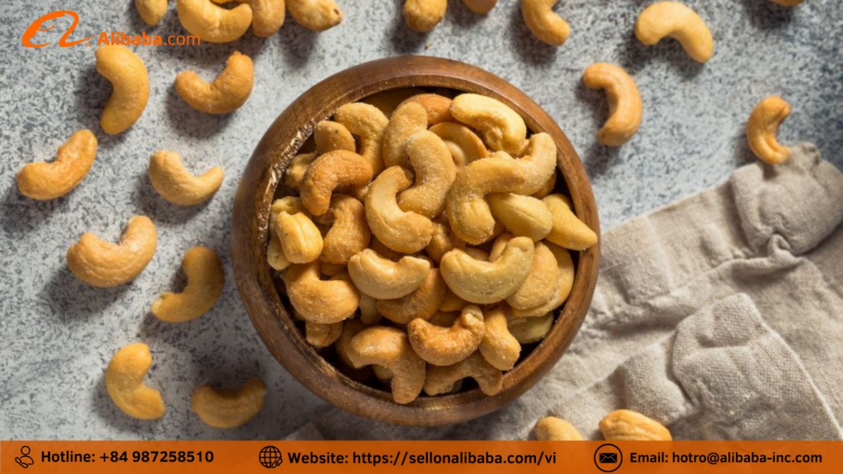 阿里巴巴适合出口腰果吗？