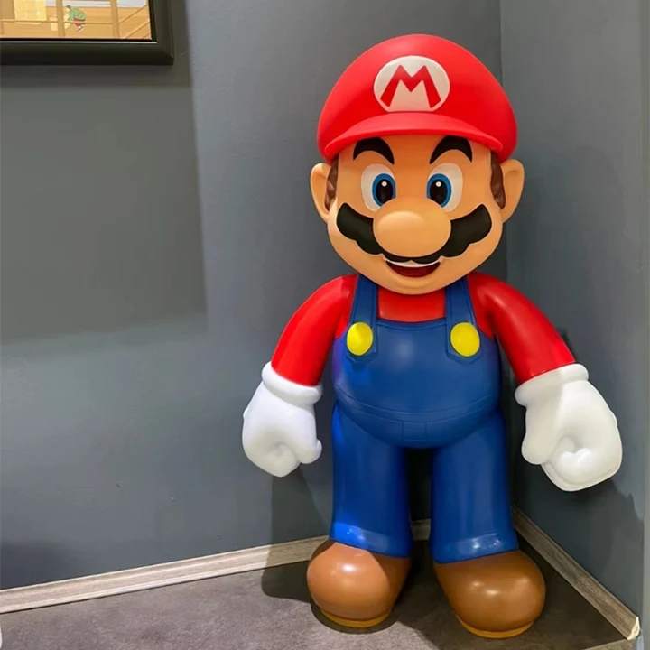 批发户外卡通工人性格树脂工艺品