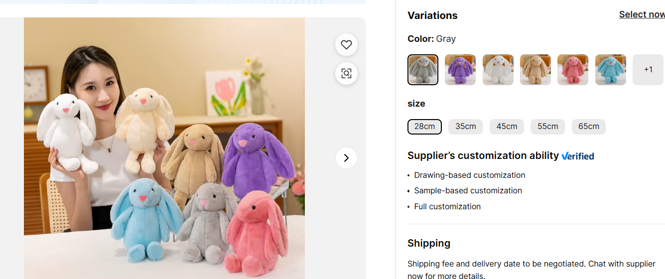 Đồ chơi thú nhồi bông thỏ